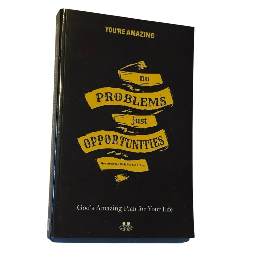 You’re Amazing No Problems Just Opportunities New American Bible Gods Plan NAB‎